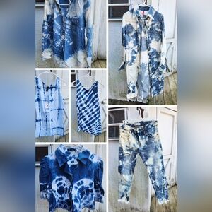 COMING SOON!!! Japanese Shibori Dyed, Indigo Dyed, and Bleach Dying clothing.